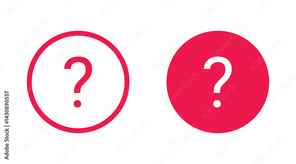 Question mark icon symbol, question mark sign vector, editable, illustration Question mark icon symbol, question mark sign vector, editable, illustration