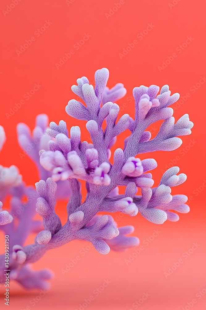 Fototapeta premium Delicate Coral Branching Gracefully of excellence in splendor beyond compare with grace in style