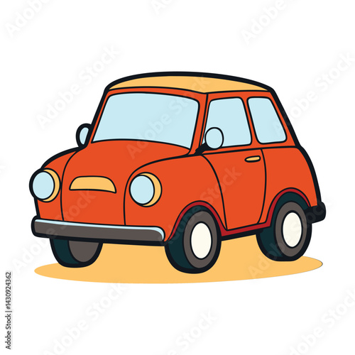 Set of Cute Cartoon Car Vector Illustrations – Funny Vehicle Clipart for Kids Books, Games, Posters, and Educational Designs – EPS Files Included