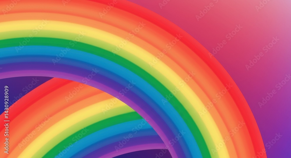 Obraz premium Rainbow Colorful Arc Gradient Background