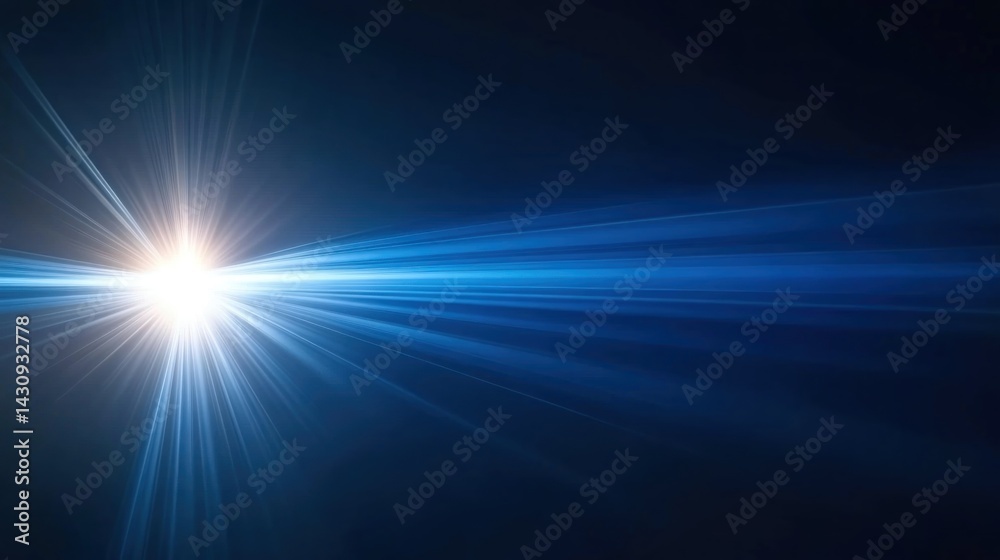 Obraz premium Radiant beams of light emanating from a central starburst.