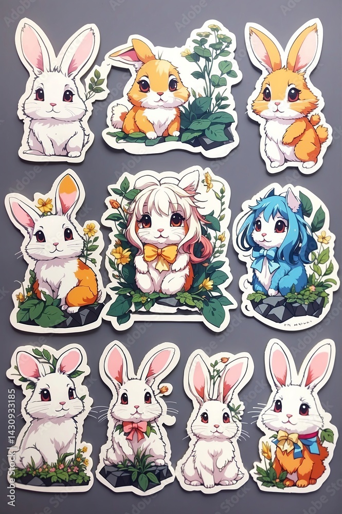 Fototapeta premium set of animals