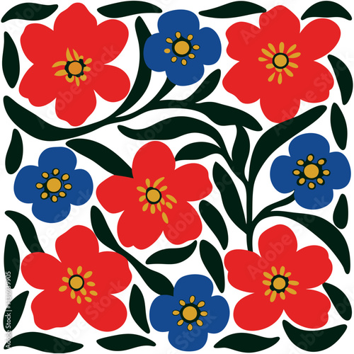 Seamless flowers.Vintage botanical flowers. Floral seamless patterns. Style for banners, wallpaper, posters, websites, online.Vector illustration  fabric, interior decor and other users design.

