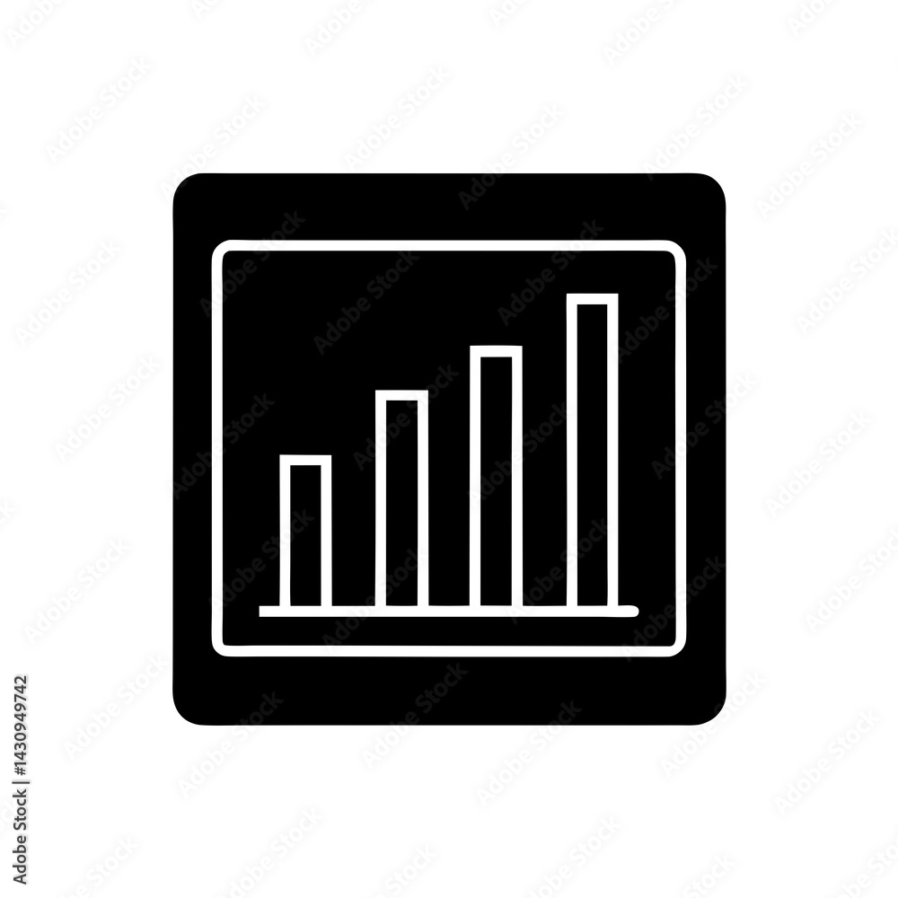 Simple Bar Chart Icon Simple Bar Chart Icon