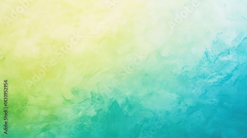 Soft Gradient Background in Yellow and Teal for Creative Designs