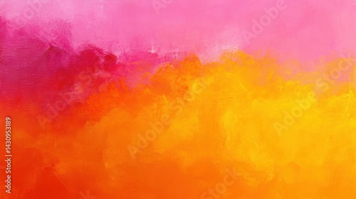 Vibrant Abstract Background with Pink, Orange and Yellow Gradients