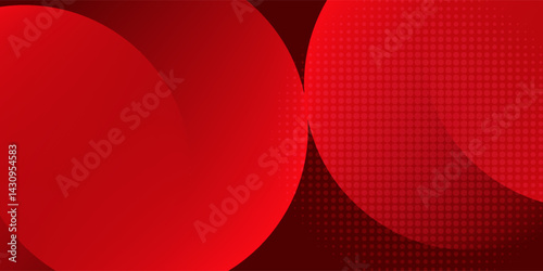 Red abstract background. Dynamic shapes composition.