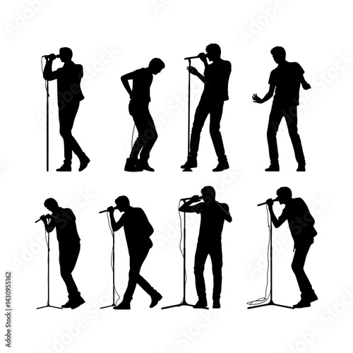 Stage Performer Singing Clipart