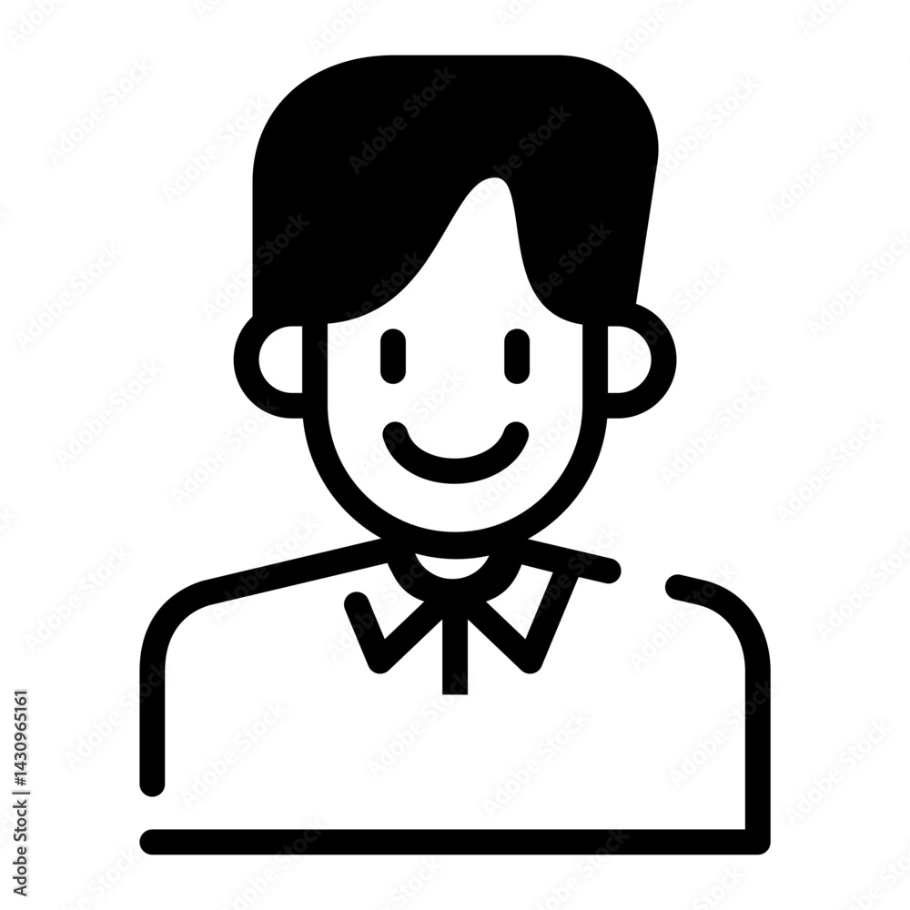 handsome boy icon handsome boy icon