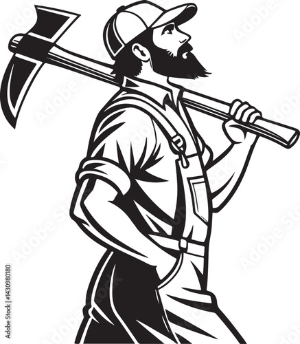 woodman silhouette