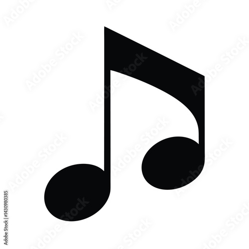 music note icon vector illustration