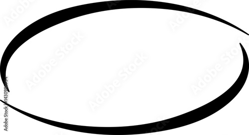 Oval Ellipse Circular Frame Shape