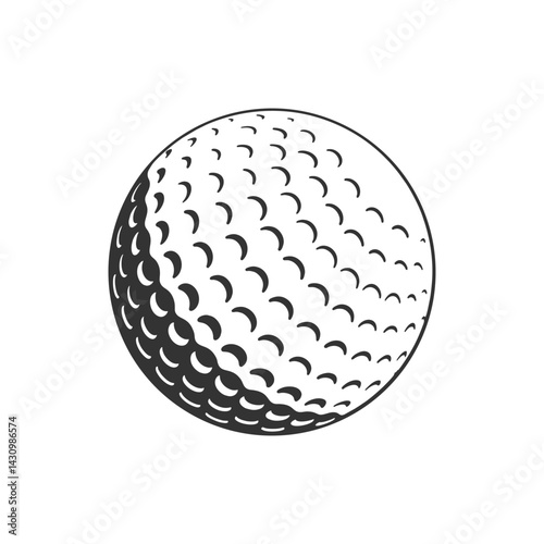 Golf ball for golf course or golf competition logo
