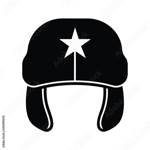 ushanka hat icon vector illustration