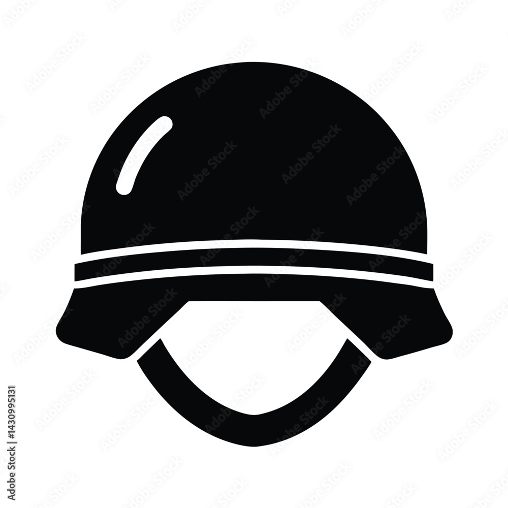 military helmet icon vector illustration military helmet icon vector illustration