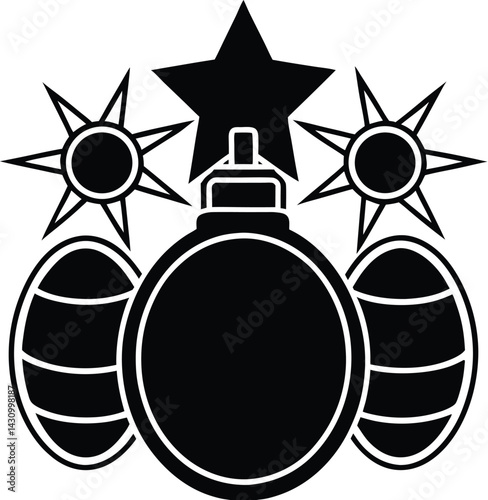 National explosive ordnance disposal silhouette Vector Designs 2