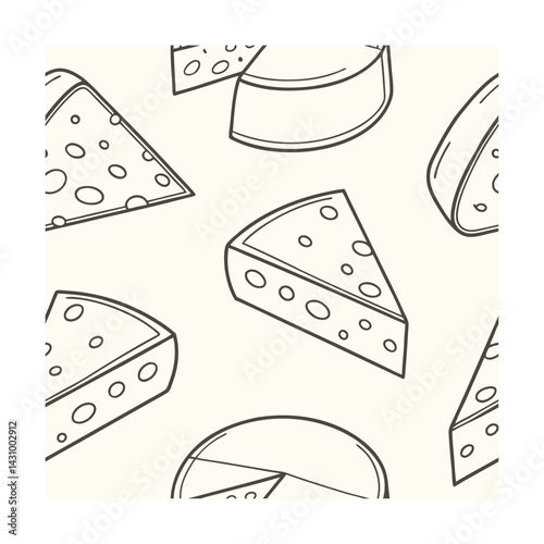 neutral toned cheese wedges pattern Fashion, Textiles, Home Decor, packaging Design, Graphic Web Design, Stationery Prints, Art Craft, Interior Design, Accessories  Lifestyle Products