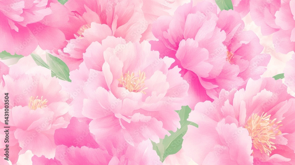 Delicate pink peonies in soft focus. Delicate pink peonies in soft focus.