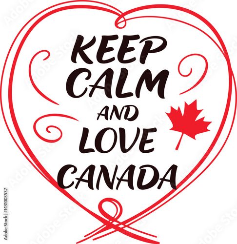 Printcanada, patriotism, july, illustration, maple leaf, red, vector, canada day, horizontal, text