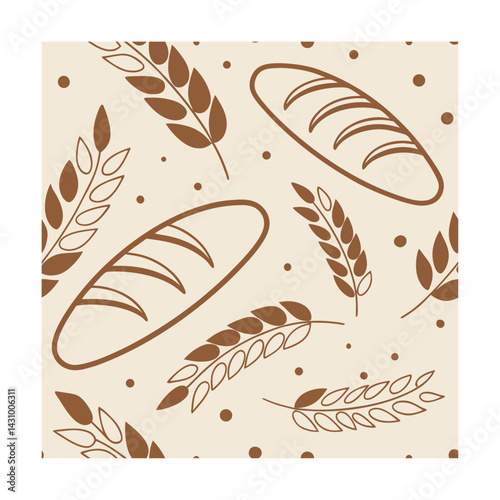 repeating abstract bread loaf pattern Fashion, Textiles, Home Decor, packaging Design, Graphic Web Design, Stationery Prints, Art Craft, Interior Design, Accessories  Lifestyle Products