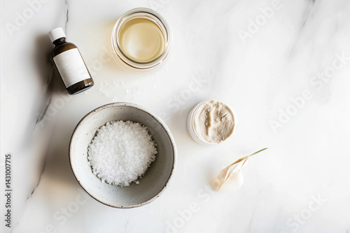 Spa Products for Home Skin Care. Beauty concept for face and body care