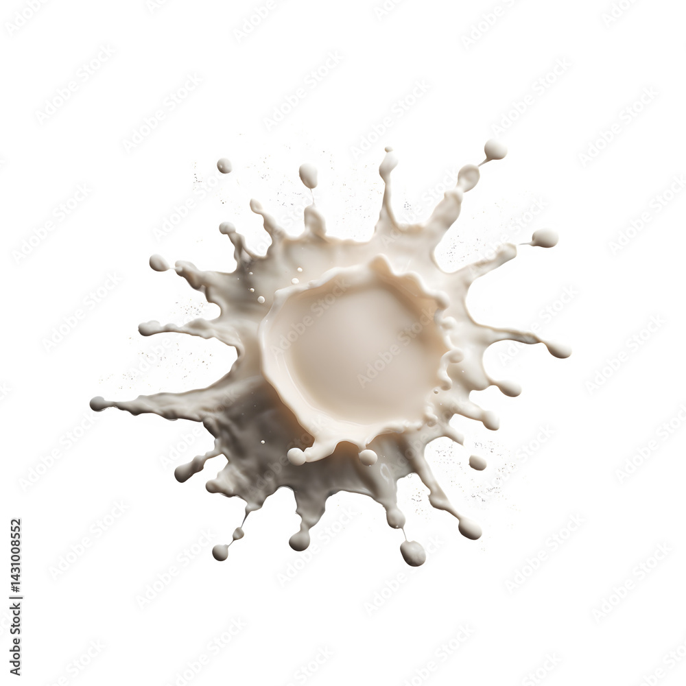 Spilled milk puddle isolated on black background and texture with clipping path, top view --v 7.0 Spilled milk puddle isolated on black background and texture with clipping path, top view --v 7.0