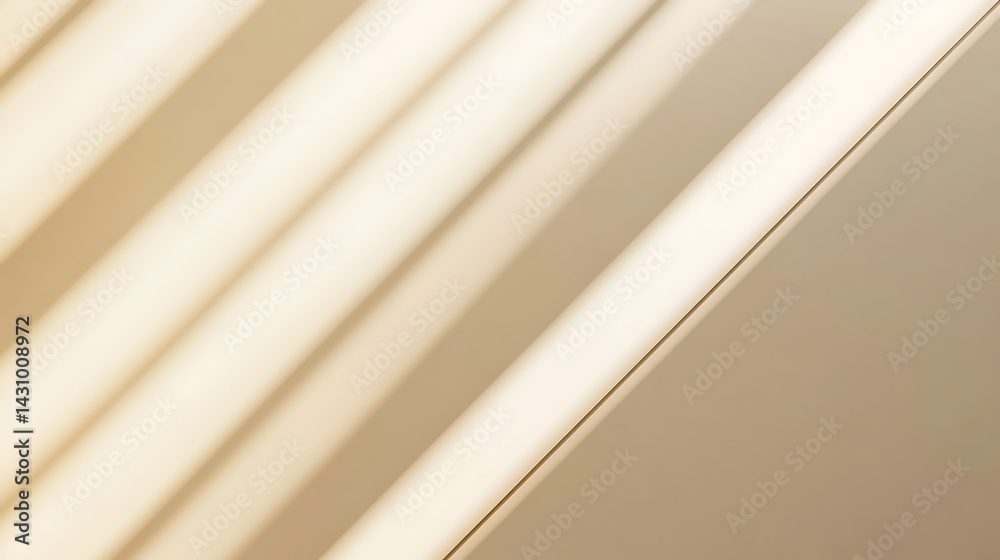 Obraz premium Light Shadows Create Abstract Diagonal Lines