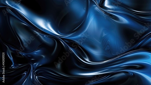 Fototapeta Naklejka Na Ścianę i Meble -  abstract black and dark blue wallpaper 