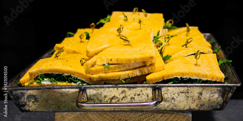 Delicious Sandwich Platter with Herbs