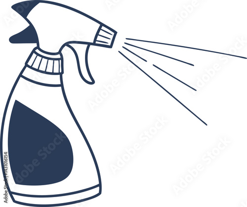 Minimalist Line Drawing of Air Freshener Vector