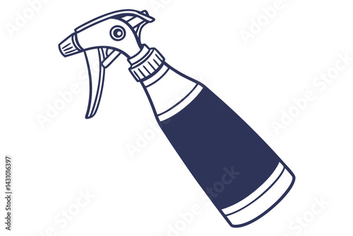 Minimalist Line Drawing of Air Freshener Vector