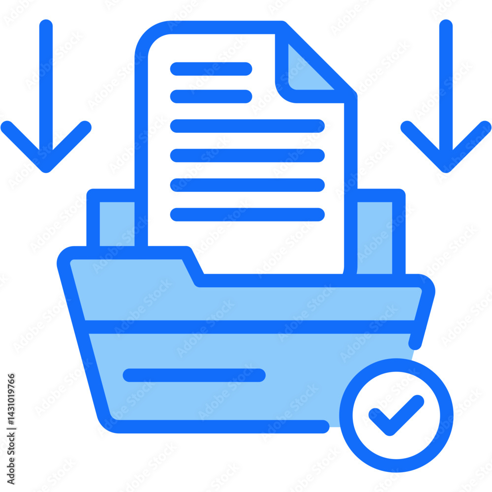 Obraz premium Data Gathering Icon