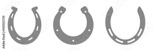 horseshoe isolated on white background