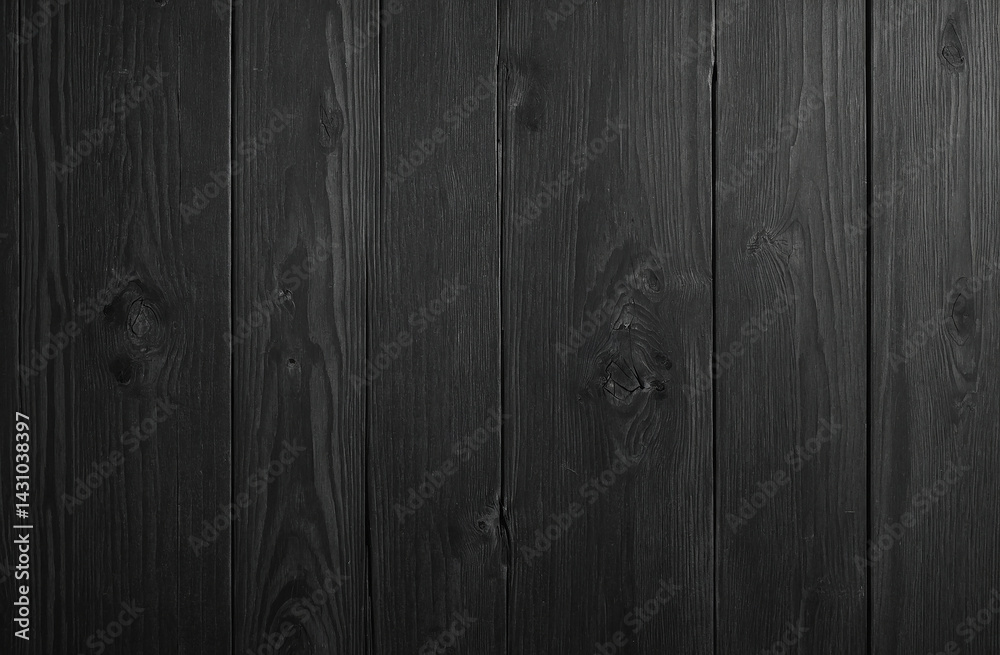 Obraz premium Dark Wood Panorama Banner - Rustic Long Background for Elegant Branding & Nature-Themed Designs