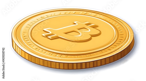 Illustration of a coin circle symbolizing the concept of budgeting, personal finance, and economic growth