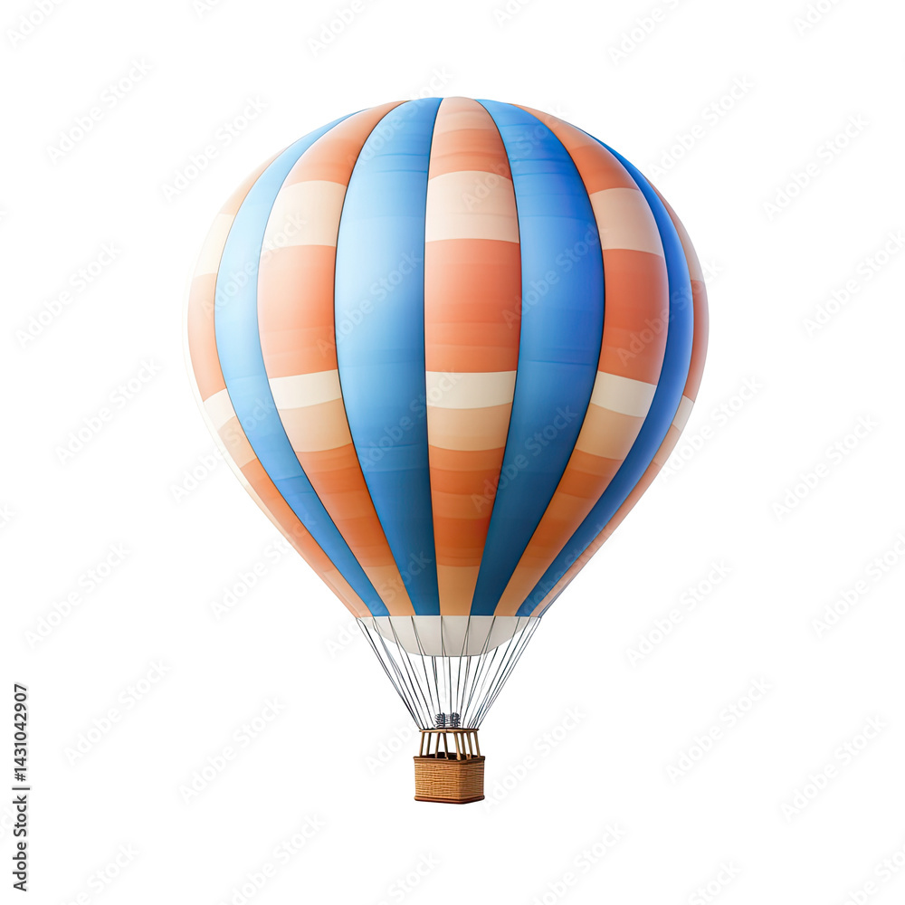 Naklejka premium Colorful Hot Air Balloon
