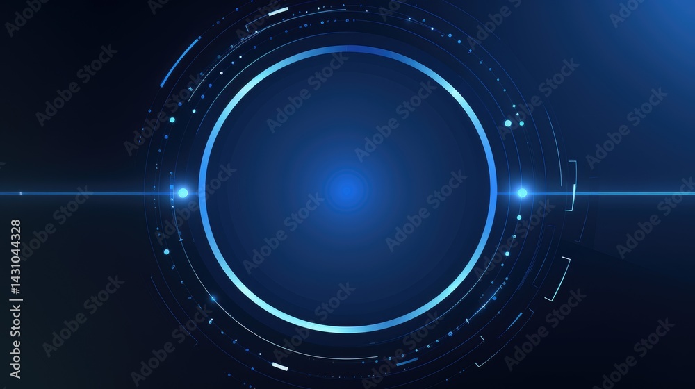 Abstract blue background vector presentation design with a white circle frame and gradient color geometric shape elements for a business concept Abstract blue background vector presentation design with a white circle frame and gradient color geometric shape elements for a business concept