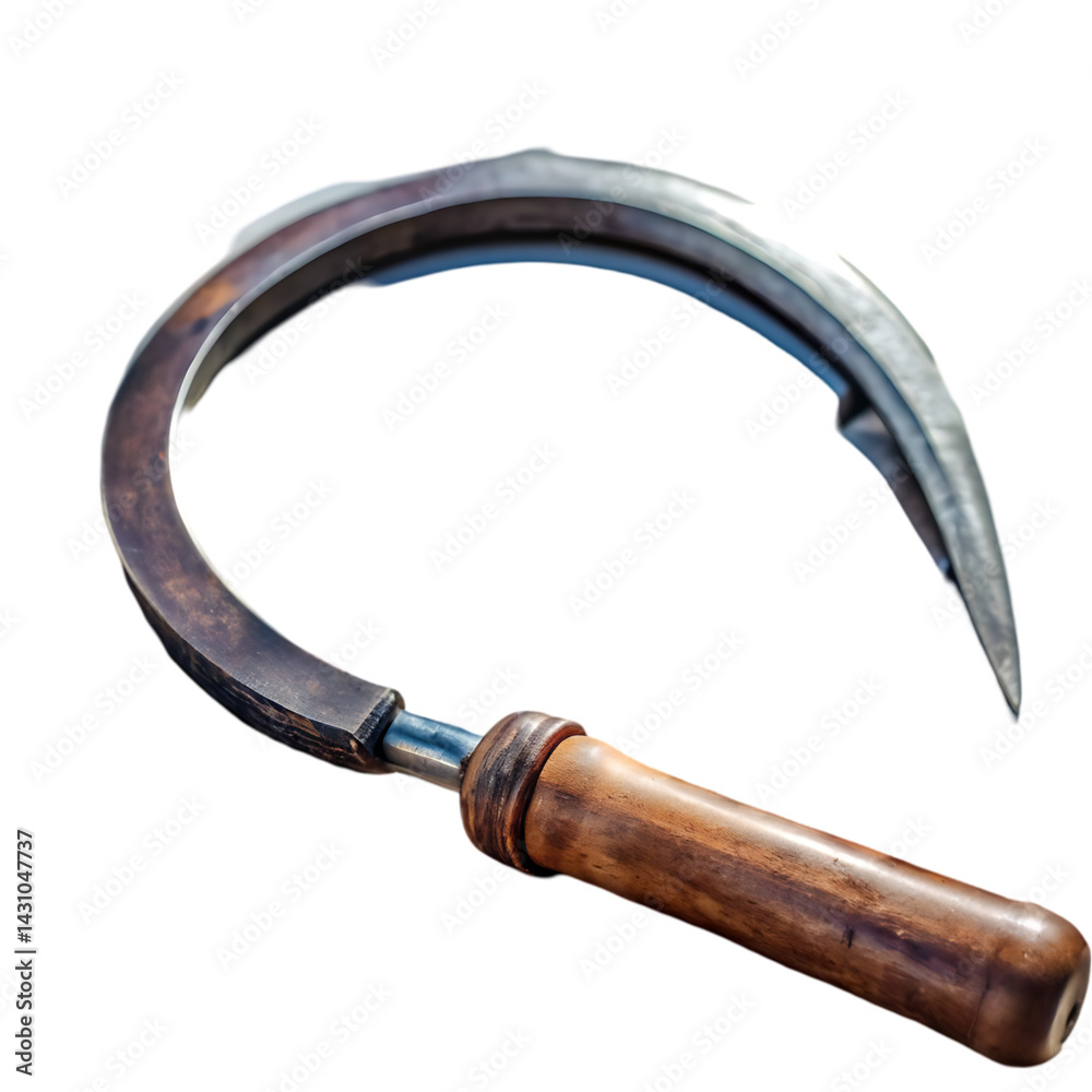 Vintage Sickle Harvesting Tool Image