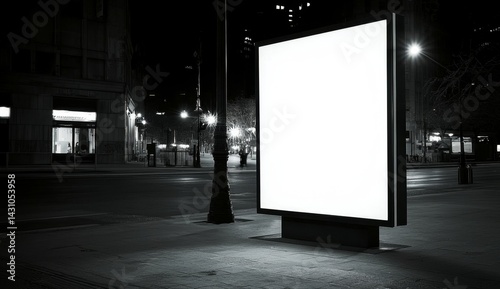 Versatile mock-up showcasing potential advertising space in a city.