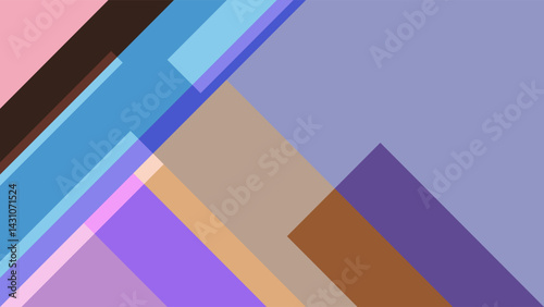 Wallpaper Mural ABSTRACT BACKGROUND ELEGANT FLAT SMOOTH FLAT COLORFUL DESIGN WITH DIAGONAL GEOMETRIC SHAPES VECTOR TEMPLATE N  Torontodigital.ca