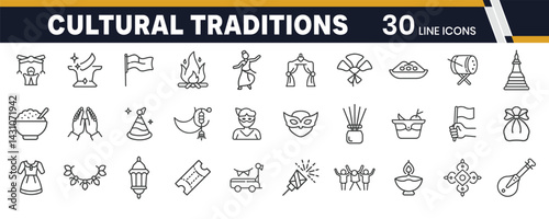 Cultural Traditions and Festival Icons – Global Celebrations, Heritage, and Traditional Festive Icon Collection