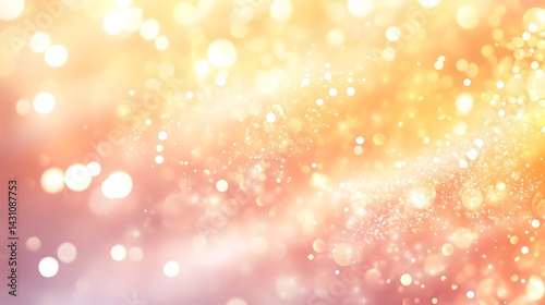 Soft peach to golden gradient, romantic glow