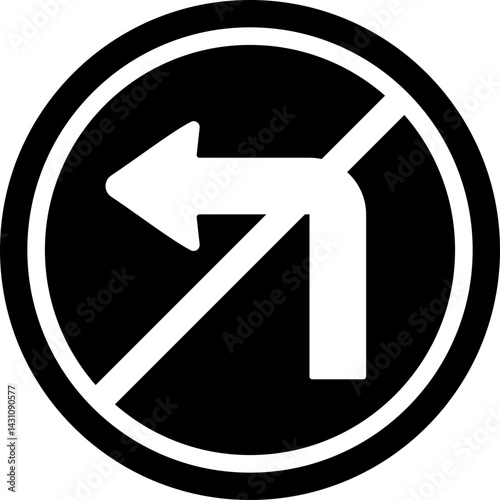 no left turn