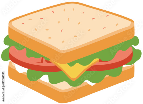 ham and cheese sandwich