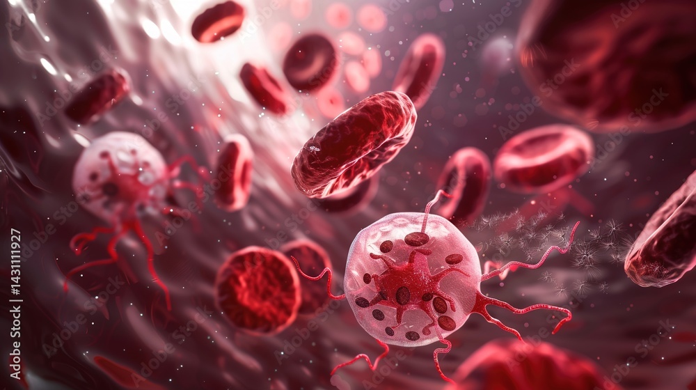 Fototapeta premium Diabetes Complications: Unveiling the Health Risks and Long - Term Consequences