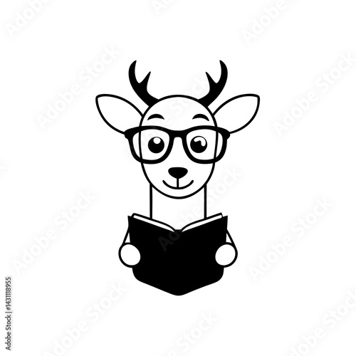 Head of a deer librarian