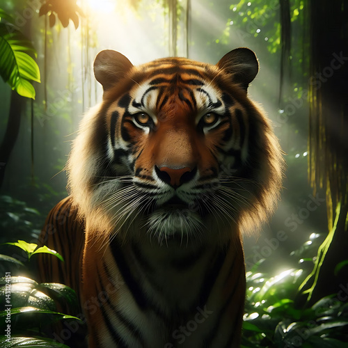 Majestic Tiger in Jungle