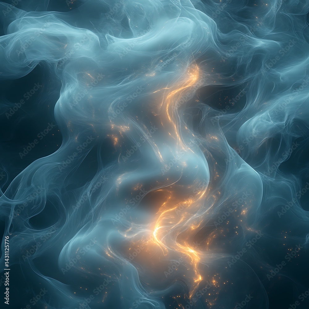 Fototapeta premium Heavenly glowing mist pattern high resolution HD wallpaper