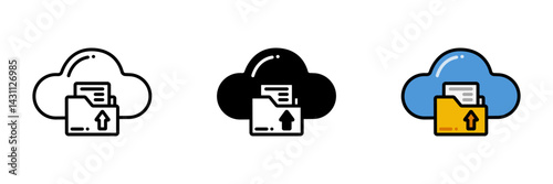 Cloud Storage is an online service that allows data saving and access via internet-connected devices.