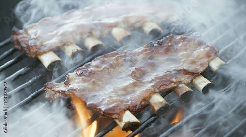 Smoked Meat on Grill